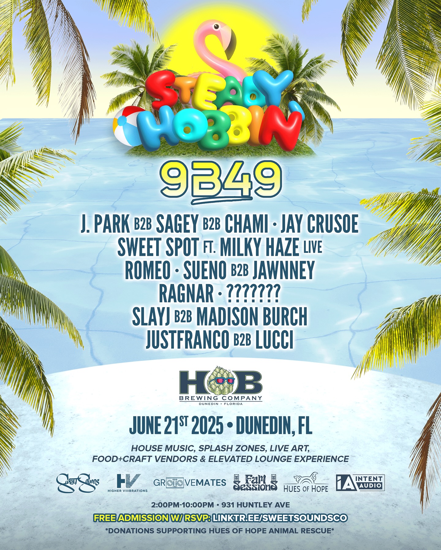 Steady No B5M - June 21, 2025 - 9B49, J. PARK B2B SAGEY B2B CHAMI, JAY CRUSOE at HOB Brewing Company